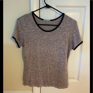 Charlotte russe pink heather soft t-shirt